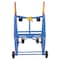 Vestil Blue Rotating Drum Cart 1000 lb Capacity Poly-on-Steel Casters RDC-1000-5PU - alternate 7